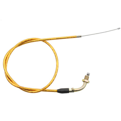GOOFIT Laser-Gaszug-Winkelstück für Quad/Motorrad: Gesamtlänge 870 mm, Hub 100 mm. Universeller modifizierter Gaszug.