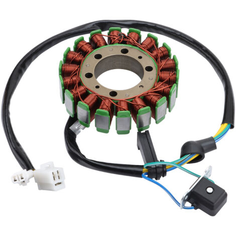 GOOFIT Stator-Magnetspule, kompatibel mit der Lichtmaschine des Suzuki RM250 2001-2006 Zweitakt-Offroad-Motorrads, Originalteilenummer 32101-37F00