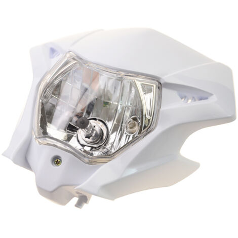 GOOFITS2 Totenkopf-Scheinwerferset, kompatibel mit Honda CRF150L Motorrädern und Geländefahrzeugen, universell kompatible, modifizierte LED-Scheinwerfer mit wasserdichten und individuell anpassbaren A