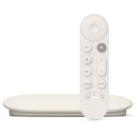Google TV Streamer 4K Ultra HD Bianco con 32 GB di Memoria e Connessione Wi-Fi