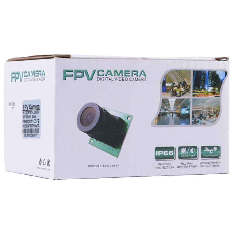 

Happyshopping - GoolRC Mini HD 700TVL 1/3 '3.6 mm Lente CCTV Video de seguridad FPV Camara en color Sistema NTSC