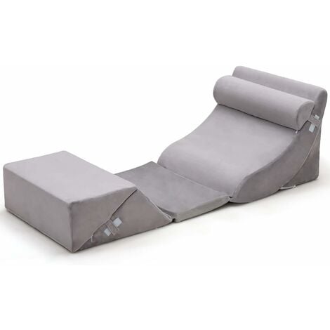 Acquista Il cuscino per la lettura del letto è comodo e morbido con un  grande cuneo che forma uno schienale umano, schienale per divano, schienale per  letto, struttura per cuscino per sedile.