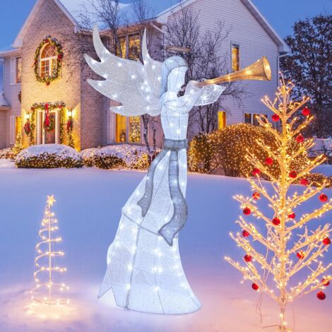 Guirlande De Noël Lumineuse Extérieure 5 Mètres - 50 LED, Décor Pour Sapin, Porte, Cheminée, Balcon
