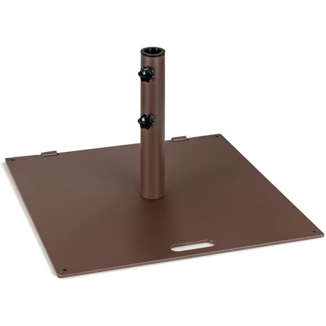 GOPLUS Base per Ombrellone da Giardino, Balcone, Spiaggia, Base Stabile e Resistente per Ombrelloni, con Forme Diverse, di Resina, 60 x 60 x 36 cm