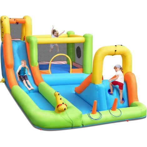 GOPLUS Castello Gonfiabile per Bambini 3-10 Anni, 503 × 290 × 216 cm