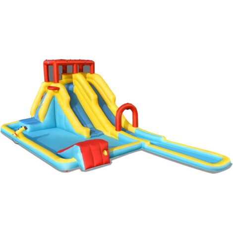 GOPLUS Castello Gonfiabile per Bambini 3-10 Anni, 622 x 335 x 225 cm