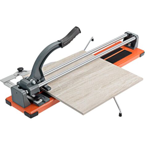 GOPLUS Coupe-Carreaux Manuel avec Cadran en Alliage Amovible et Pieds de Support, Longueur de Coupe 600 MM, Epaisseur de Coupe Maximale 12 MM, Angle de Coupe 0-60° pour Professionnels et Debutants