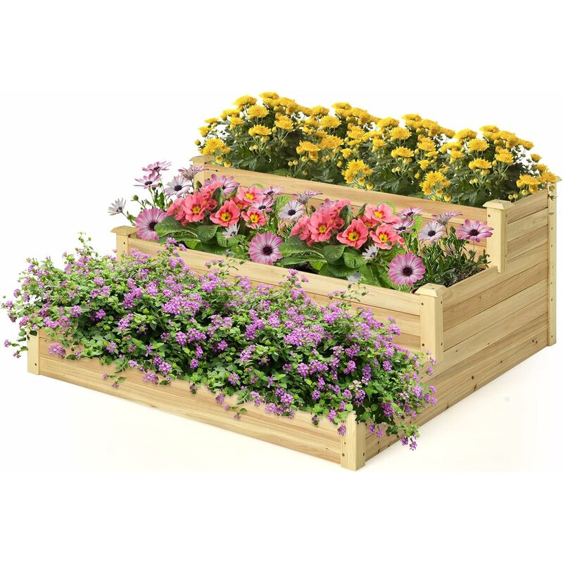 Outsunny Fioriera Rialzata Con Mini Serra In Policarbonato E Mensola Inferiore In Alluminio E Pvc Grigio~845 598