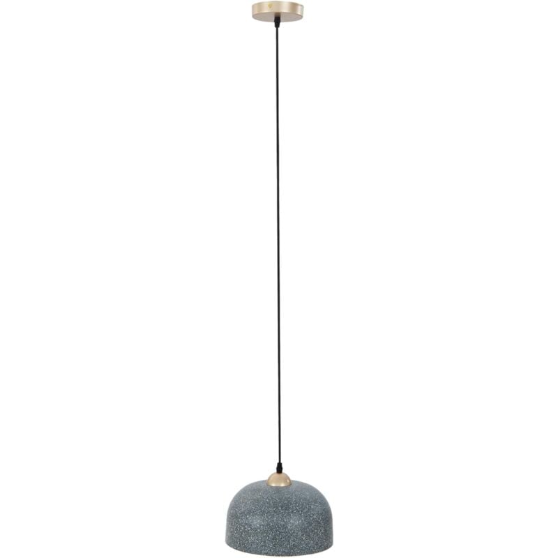 Goplus - Lampe Suspendue avec Abat-jour, Lustre Plafonnier avec Corde de Suspension Réglable, Douille E27, Suspension Luminaire Moderne, pour