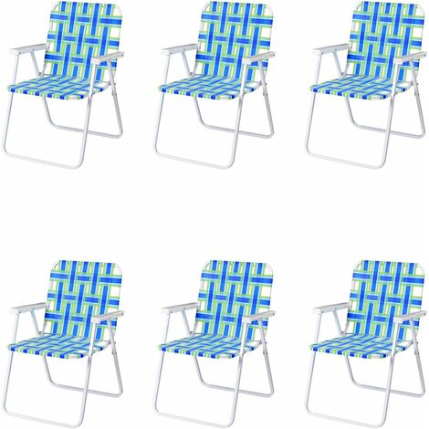 4x Chaises Pliantes, Chaise Pliante avec Structure Métallique Stable, Chaise  Pliante Peu Encombrante Convient pour Le