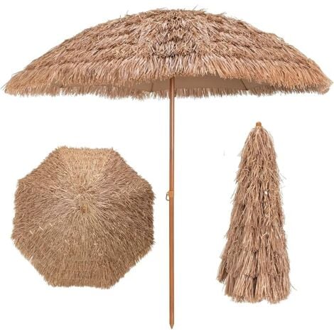 Ombrellone Da Giardino Tillvex Rettangolare &Oslash;330cm Con Luci LED - Impermeabile, Girevole 360&deg; Con Base