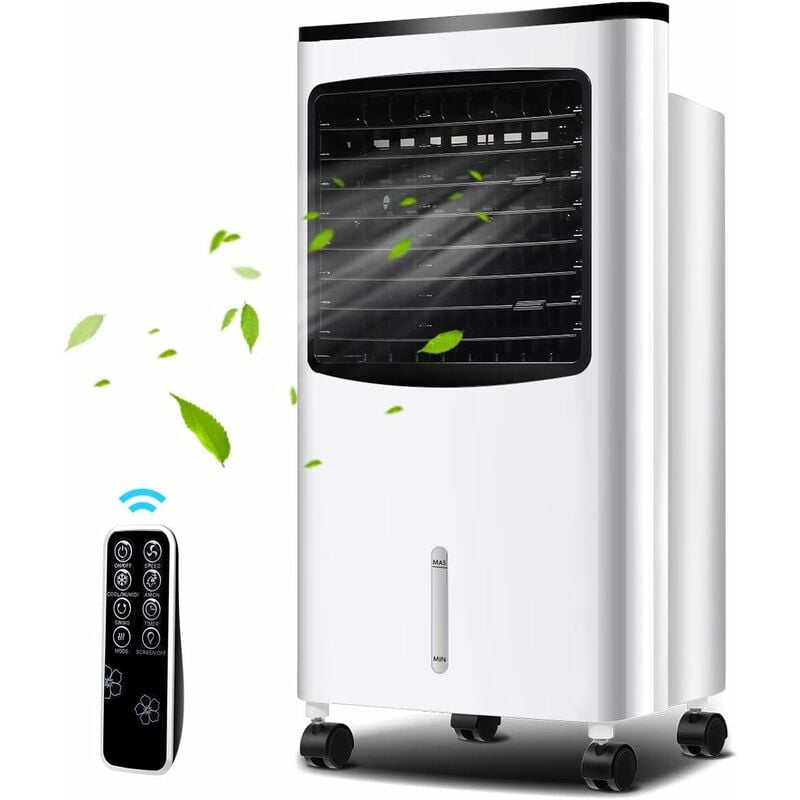 Goplus - Rafraîchisseur d'Air 3 en 1 Mobile 127m³/h 75W Blanc