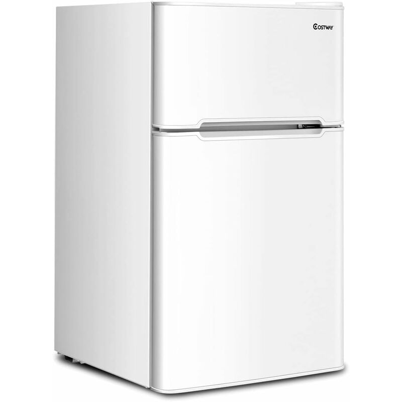 Goplus - Réfrigérateur 90 l Combine Réfrigérateur 63L avec Température Réglable 0 à 10 °c et Congélateur 27L avec Température de -15 °c pour