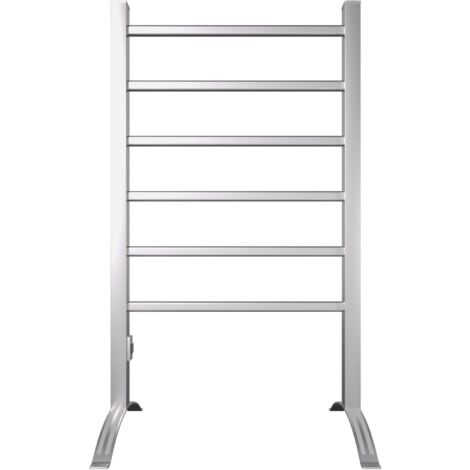 GOPLUS Sèche-Serviettes Electrique Mural et Autoportant 2 en 1,Mural et Séchoir Stand Support pour Le Sol,Tension 220V240V, Température de Surface 4550 ℃