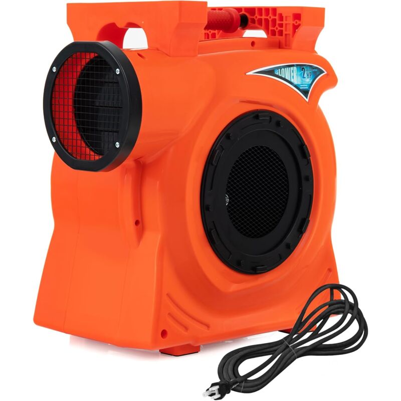 Goplus - Souffleur d'air 2300W, Souffleur Gonflable Commercial, Ventilateur Electrique Empilable Persienne à Gravité pour Gonfler Châteaux, Toboggans