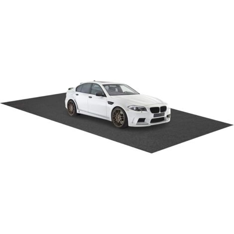 GOPLUS Tapis de Sol pour Garage, Tapis Voiture avec Envers Imperméable et Adhésif Double Face, pour Garage, Allée, Atelier, Protection Dessous de Voiture (800x220cm)