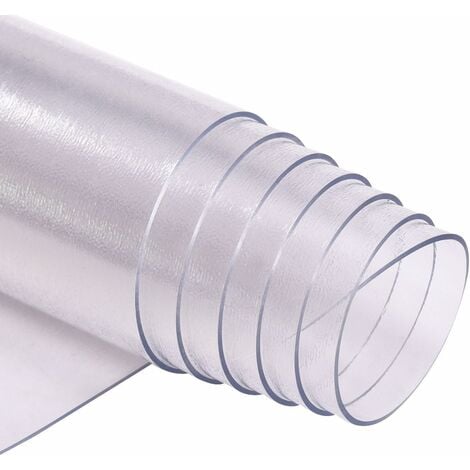 Tapis de bureau transparent de protection 2 mm PVC préserve l'apparence du  bure