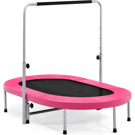 GOPLUS Trampoline pour Enfants Pliable, Charge 150KG, Trampoline Intérieur et Extérieur pour Garçon et Filles