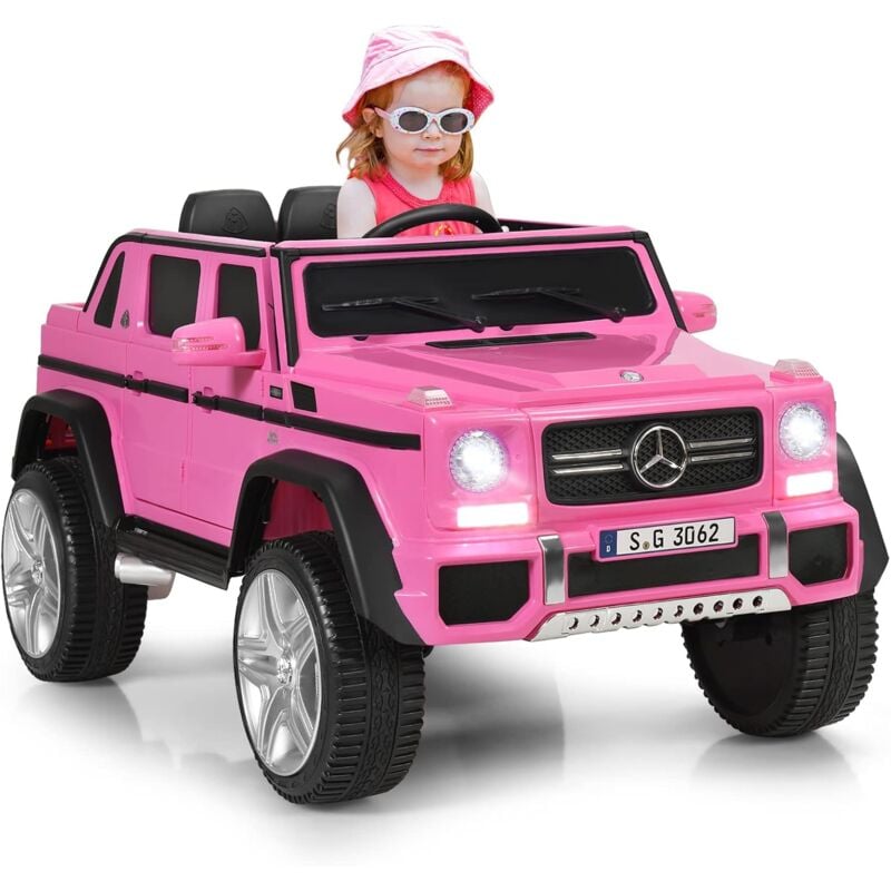 Voiture Electrique avec Telecommande pour Enfants 3-8 Ans,G650,2 Vitesses et 4 Roues 12V/4.5Ah, Demarrage/Frein Progressif, Porte et Phare
