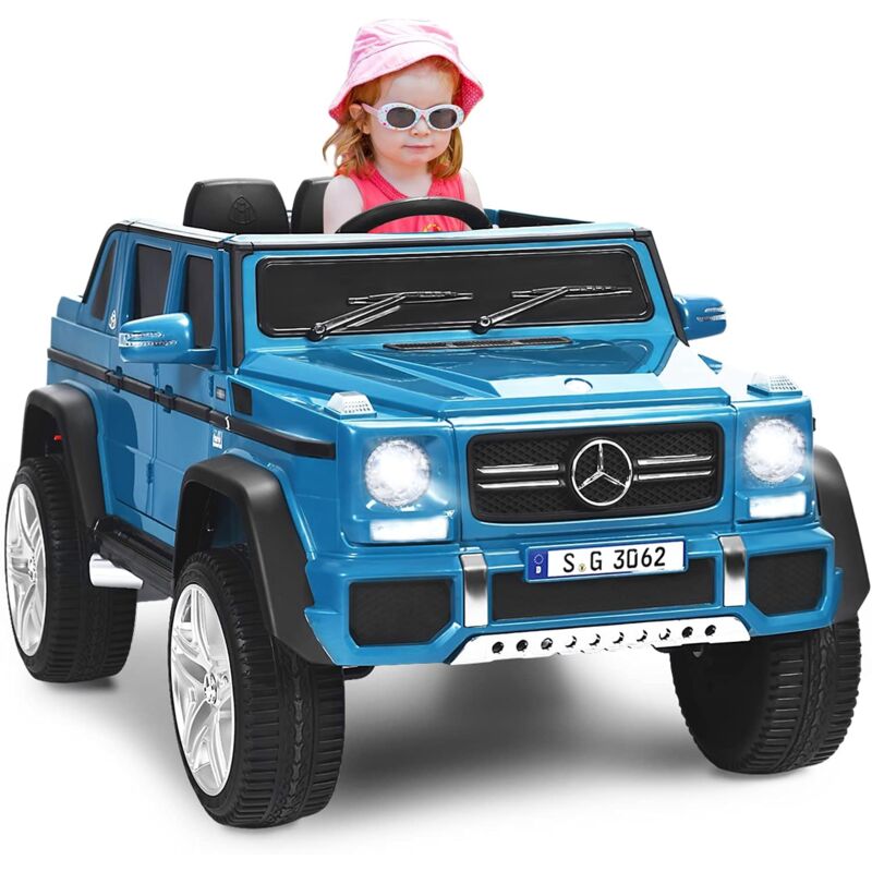 Voiture Electrique avec Telecommande pour Enfants 3-8 Ans,G650,2 Vitesses et 4 Roues 12V/4.5Ah, Demarrage/Frein Progressif, Porte et Phare
