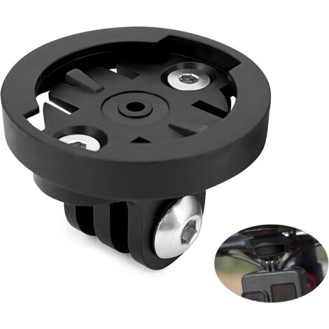 GoPro-Kamerahalterung für Garmin – Universeller Kombi-Adapter – Kompatibel mit Garmin Edge – Lochabstand: 22 mm – Kamera- und Fahrradhalterung (Anschluss)