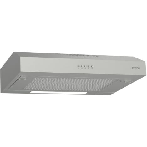 Gorenje WHU629ES/S 200 m³/h De parete Acciaio inox B - Cappa (200 m³/h, canalizzata/ricircolo, E, B, C, 64 dB)