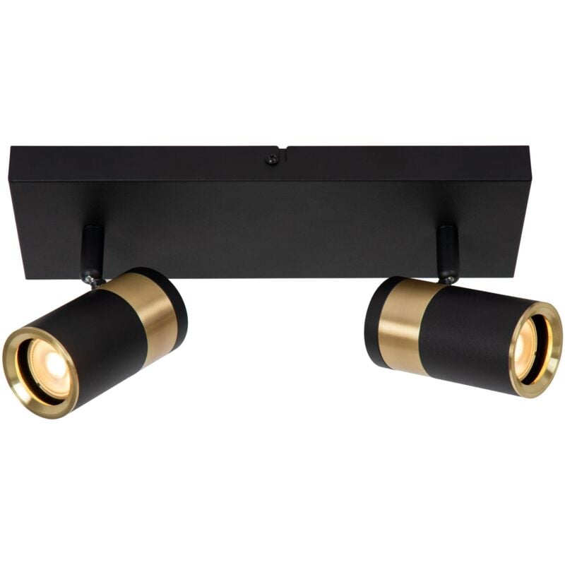 GORIK Spot plafond-Noir-2xGU10