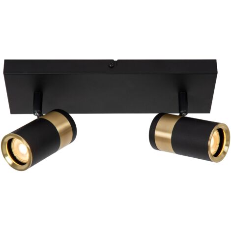 GORIK Spot plafond-Noir-2xGU10
