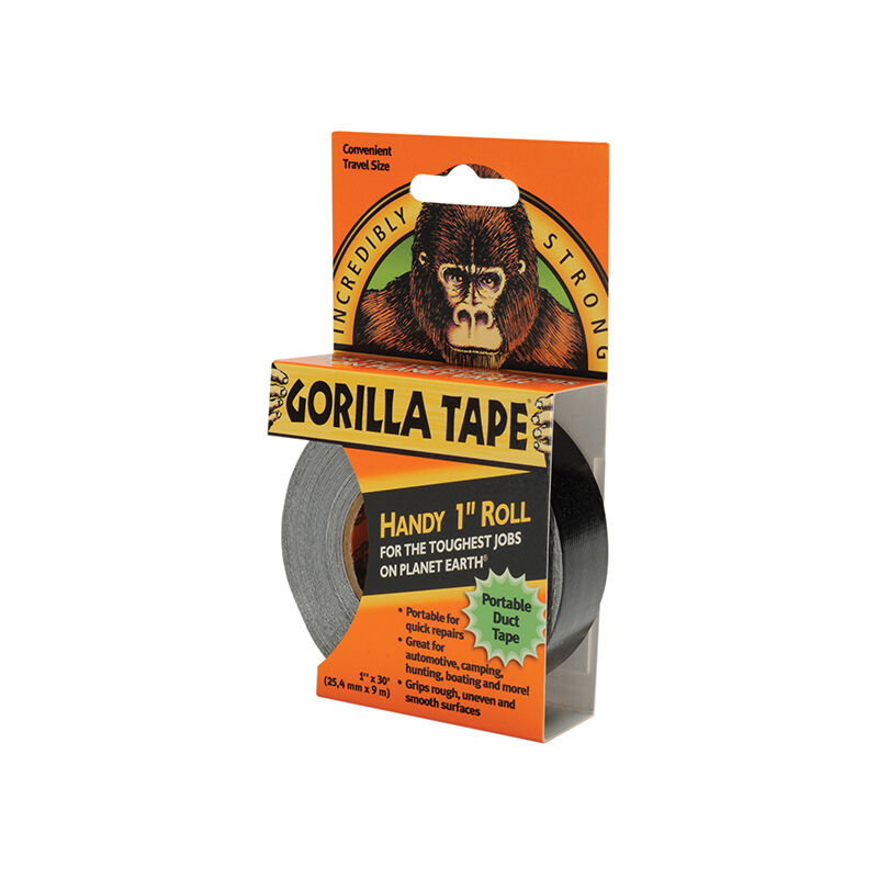 Gorilla Glue - 3044401 Gorilla Tape Handy Roll 25mm x 9m Black grgthr