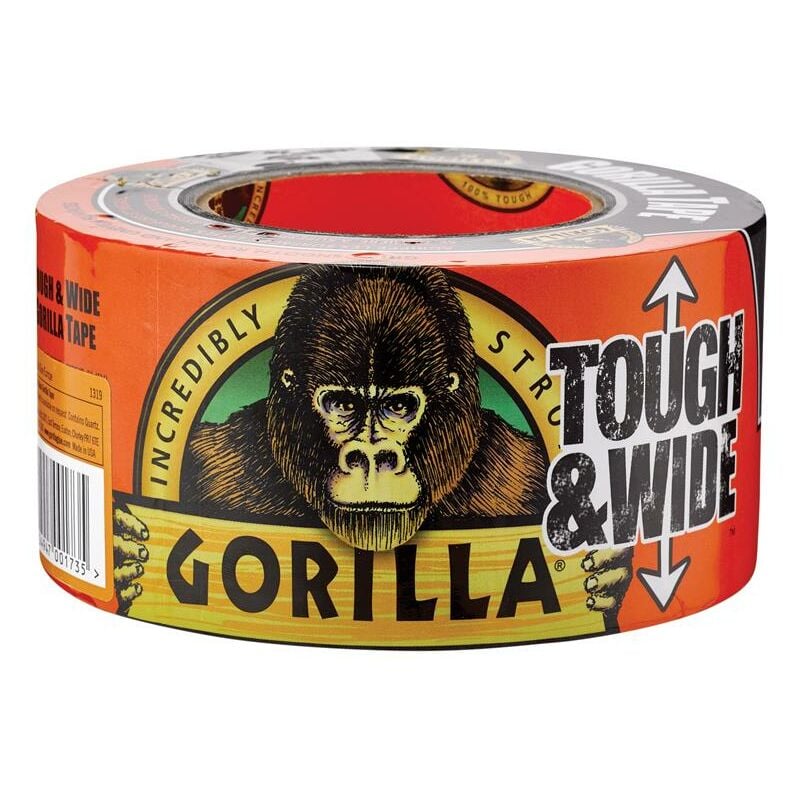 Gorilla Glue 3044301 Gorilla Tape® Tough & Wide 73mm x 27m Black GRGGTTW