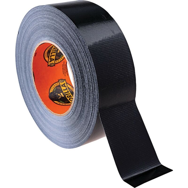 Gorilla - 3044011 Black Cloth Tape - 48mm x 32m - Black