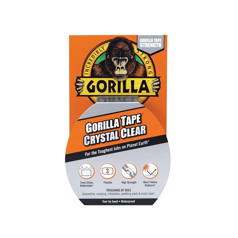 Gorilla - Clea Repai Adhesive Tape - 48mm x 8.2M - Transparent