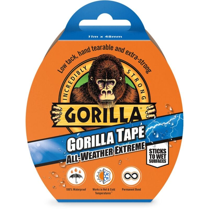TBC - Gorilla Tape� All-Weather Extreme 48mm x 11m Black - GRGGTAW11