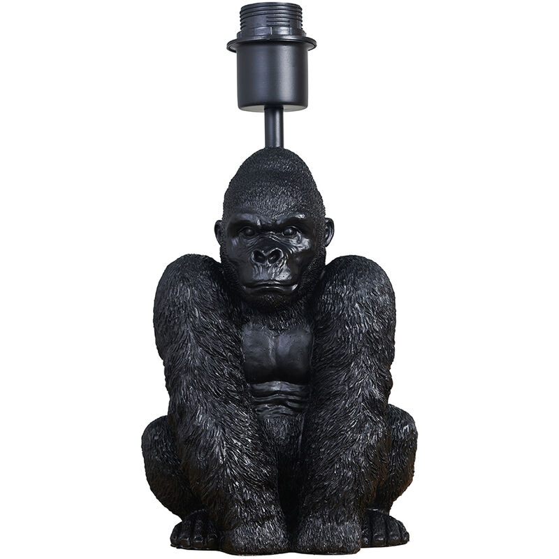 Gorilla Design Table Lamp Base - Black