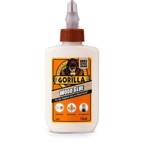 Gorilla Glue Gorilla PVA Wood Glue 118ml GRGGWG118