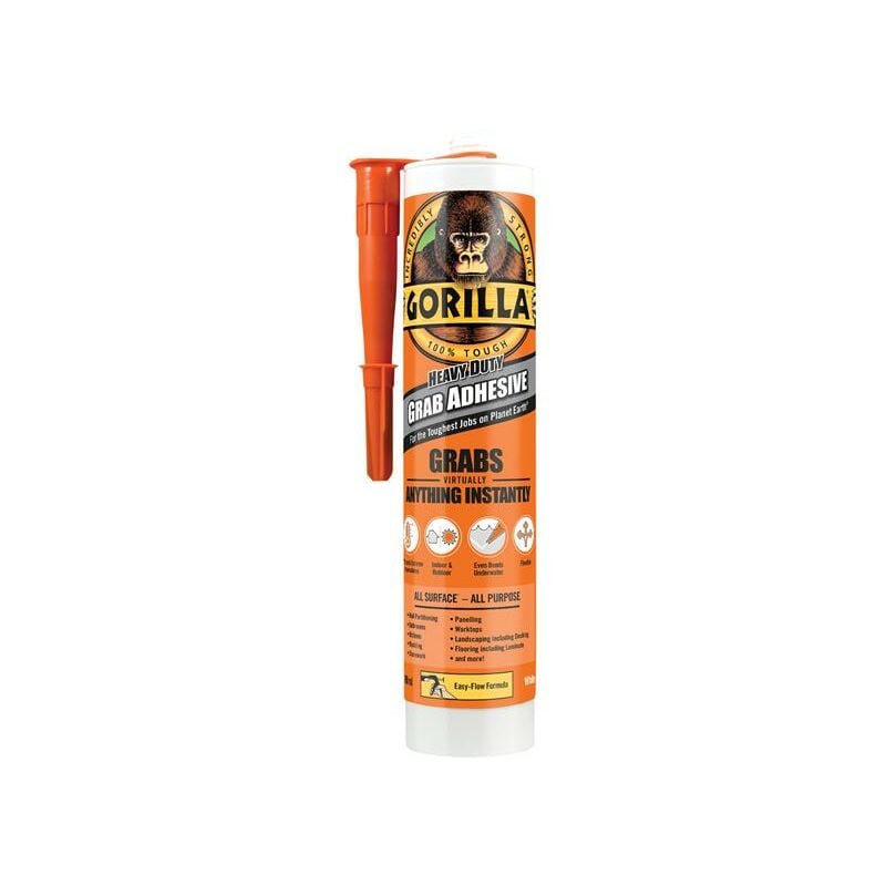 TBC - Gorilla Glue 2044001 Gorilla Heavy-Duty Grab Adhesive White 290ml grgasapga