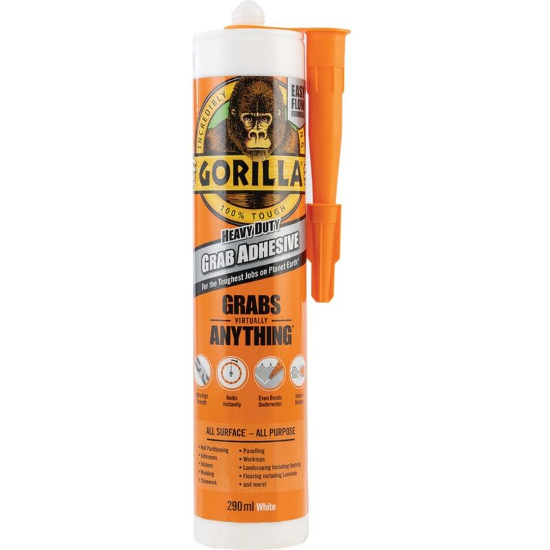 TBC - Gorilla Glue Instant White Grab Adhesive - 290ml