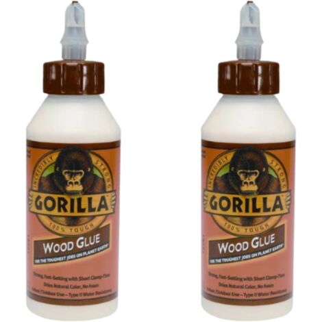 Gorilla Glue PVA Wood Glue 236ml (2-Pack) - Non-Toxic