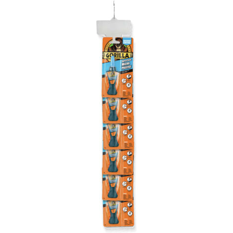 Gorilla Micro Precise Adhesive Clip Strip 6 x 5 g