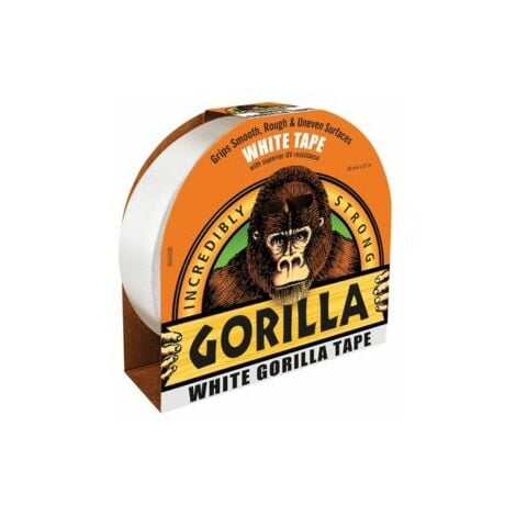 TBC Gorilla 3044601 White Cloth Tape - 48mm x 27m