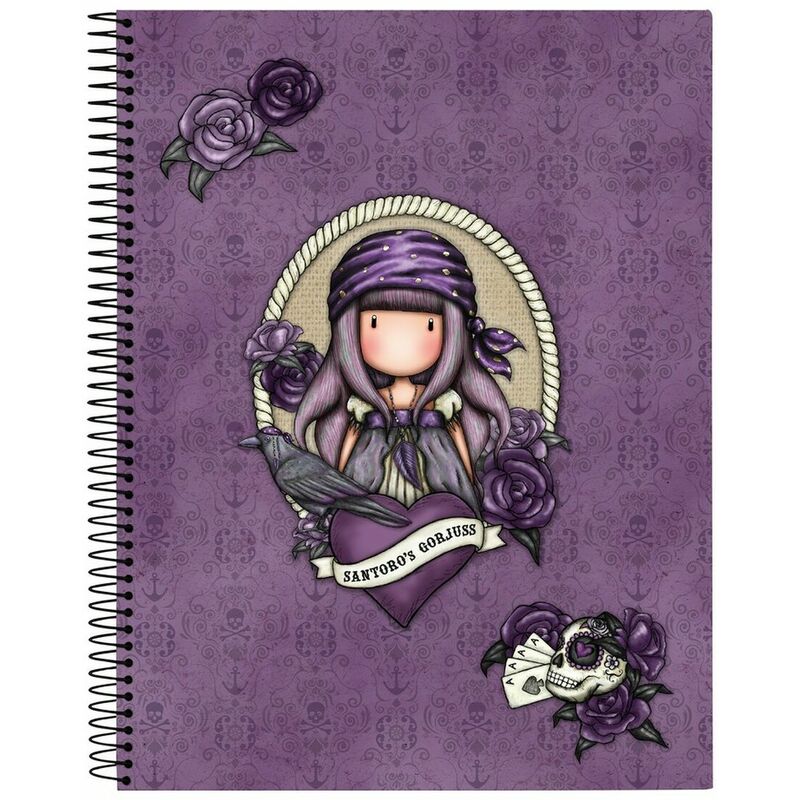 

Gorjuss Libreta Gorjuss Sea Nixie Morado A4 Azul marino