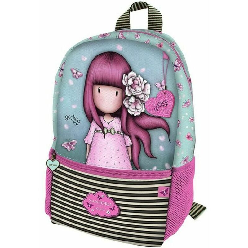 

Mochila Infantil Cherry Blossom Turquesa - Gorjuss