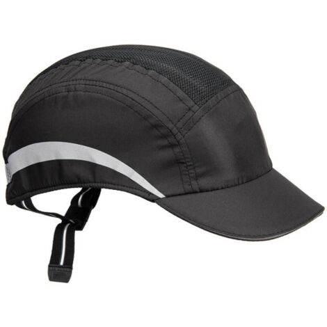 Gorra antigolpes transpirable AirTech Bump PS79  Negro