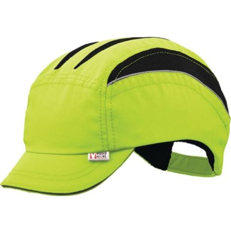 Gorra antigolpes VOSS-Cap neo averdeissement amarillo