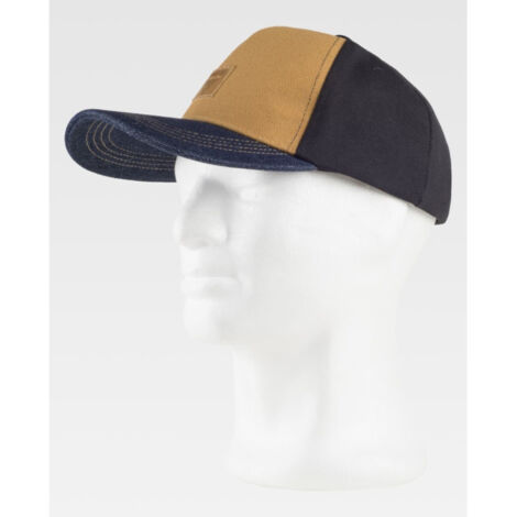 Gorra Combinada Workteam WFA940 Canvas y Vaquero