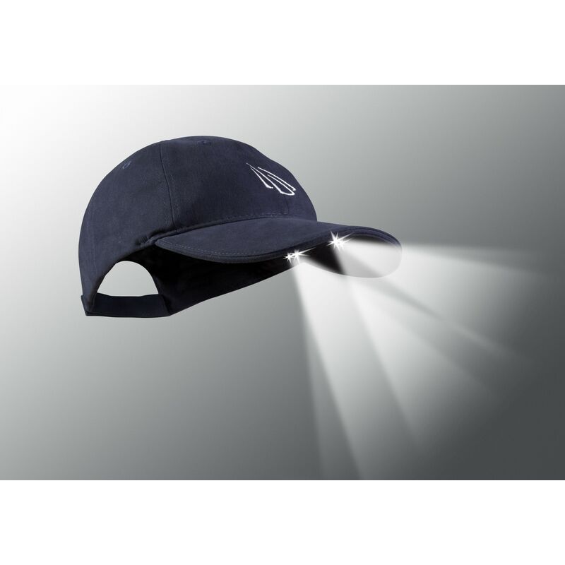 

4 LED POWERCAP Gorra con luz led color azul - Panther Vision