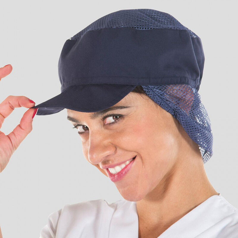 

Gorra unisex con visera rígida y rejilla cubrenuca GARY'S (10 Unds) | Marino