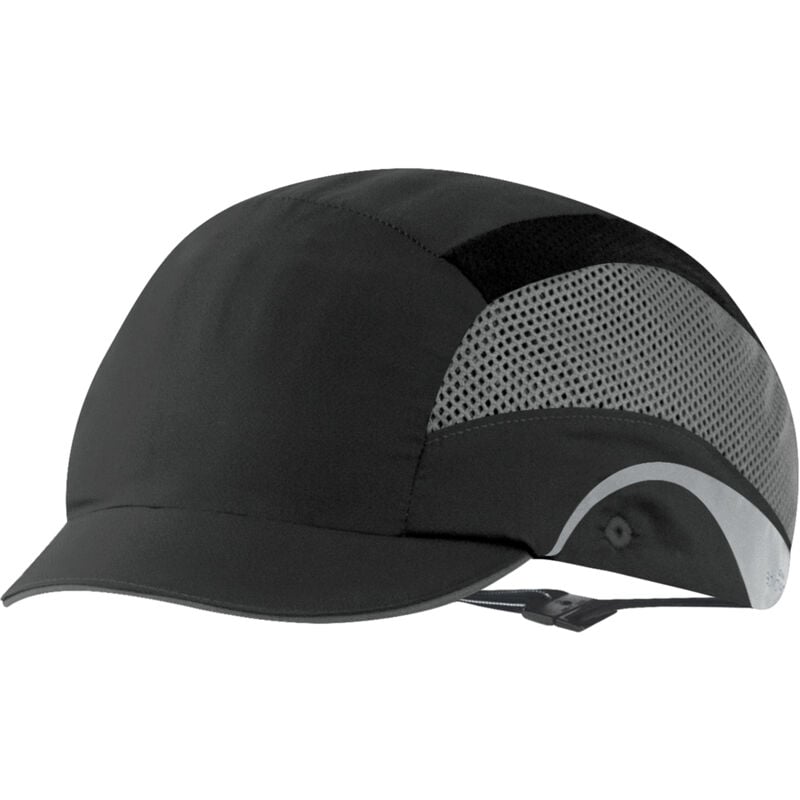 JSP - Gorra de seguridad Hardcap Aerolite micro visor - 2,5cm Negro