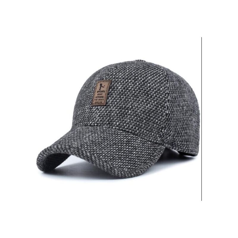 

Gorras de invierno unisex Gorra de béisbol gris