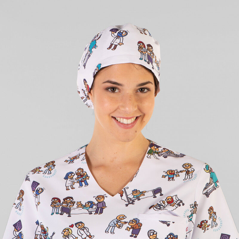 

Gorro unisex sanitario 100% Poliéster con goma de ajuste GARY'S KUKUXUMUSU | Kuku Médicos